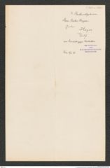 k.k. naturhistorisches Hofmuseum, Intendanzakten 1885-1896 (Hauer), Aktenzahl Z.463.a/1887, Seite 1